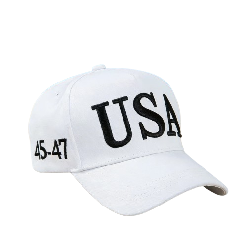 כובע USA לבן – חזית